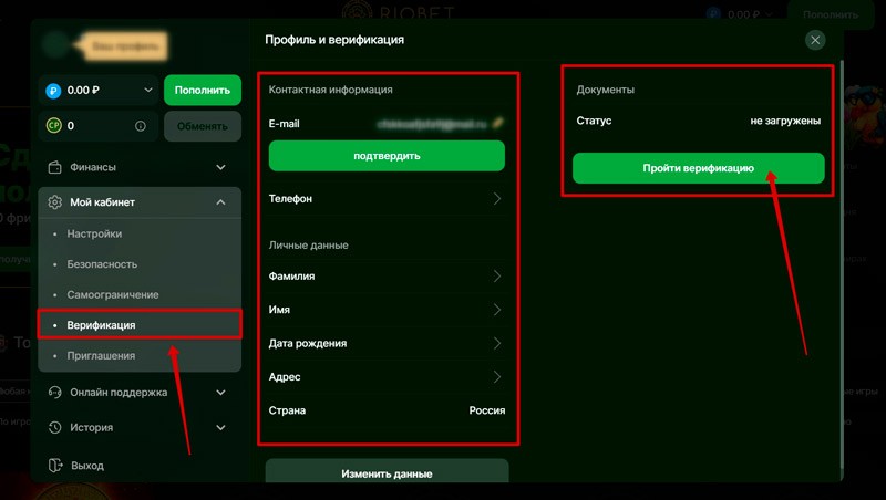 Идентификация профиля